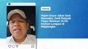 Hujan Guyur Jabar Saat Ramadan, Dedi Mulyadi Tinjau Relokasi 25 KK Korban Longsor di Majalengka