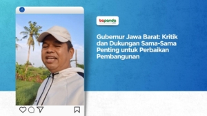Gubernur Jawa Barat: Kritik dan Dukungan Sama-Sama Penting untuk Perbaikan Pembangunan