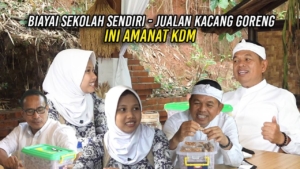 ANA DERAHMA BIAYAI SEKOLAH SENDIRI DENGAN JUALAN KACANG GORENG | INI AMANAT KDM