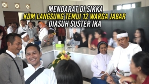 MENDARAT DI SIKKA | KDM LANGSUNG TEMUI 12 WARGA JABAR – DIASUH SUSTER IKA