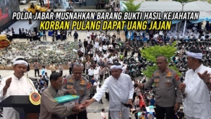 KDM Bersama Polda Jabar Musnahkan 4.500 Knalpot Brong dan 28 Kg Sabu, Tekankan Karakter di Sekolah