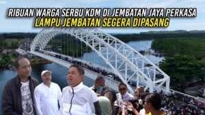 RIBUAN WARGA SERBU KDM DI JEMBATAN JAYA PERKASA | LAMPU JEMBATAN SEGERA DIPASANG