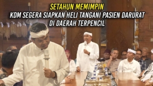 Setahun Memimpin Jawa Barat: KDM Siapkan Sewa Heli untuk Pasien Darurat dan Apresiasi Kinerja ASN