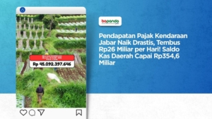 Pendapatan Pajak Kendaraan Jabar Naik Drastis, Tembus Rp26 Miliar per Hari! Saldo Kas Daerah Capai Rp354,6 Miliar