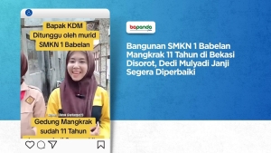 Bangunan SMKN 1 Babelan Mangkrak 11 Tahun di Bekasi Disorot, Dedi Mulyadi Janji Segera Diperbaiki