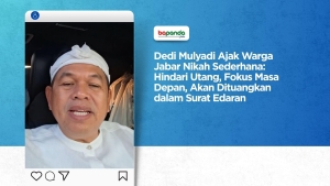 Dedi Mulyadi Ajak Warga Jabar Nikah Sederhana: Hindari Utang, Fokus Masa Depan, Akan Dituangkan dalam Surat Edaran