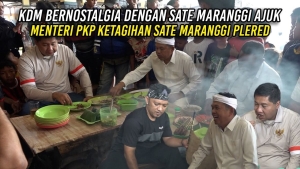Nostalgia Sate Maranggi Plered: KDM Ajak Menteri PKP Cicipi Kuliner Khas Sambil Pantau UMKM Gerabah