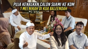PUJA KENALKAN CALON SUAMI KE KDM | 1 MEI NIKAH DI KUA BALEENDAH