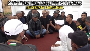 SOPIR ANGKOT BIKIN MACET DI PASAR LEMBANG | INI KEBIJAKAN YANG DIAMBIL