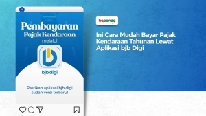 Ini Cara Mudah Bayar Pajak Kendaraan Tahunan Lewat Aplikasi bjb Digi