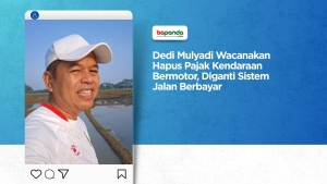 Dedi Mulyadi Wacanakan Hapus Pajak Kendaraan Bermotor, Diganti Sistem Jalan Berbayar
