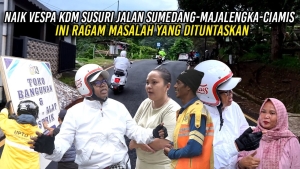 NAIK VESPA KDM SUSURI JALAN SUMEDANG – MAJALENGKA – CIAMIS | INI RAGAM MASALAH YANG DITUNTASKAN