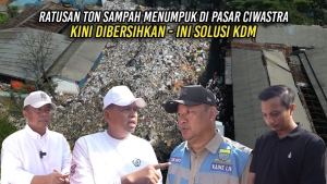 RATUSAN TON SAMPAH MENUMPUK DI PASAR CIWASTRA | KINI DIBERSIHKAN – INI SOLUSI KDM