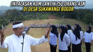 INI ALASAN KDM LANTIK 750 ORANG ASN DI DESA SUKAWANGI, BOGOR