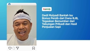 Dedi Mulyadi Bantah Isu Bonus Persib dari Dana BJB, Tegaskan Bersumber dari Tabungan Pribadi dan Hasil Penjualan Sapi