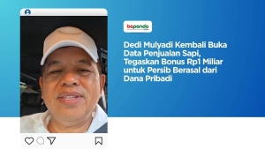 Dedi Mulyadi Kembali Buka Data Penjualan Sapi, Tegaskan Bonus Rp1 Miliar untuk Persib Berasal dari Dana Pribadi