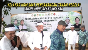 KELAKAR KDM SAAT PENCANANGAN TANAM KEDELAI – BIKIN WONG REANG NGAKAK