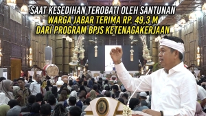 SAAT KESEDIHAN TEROBATI OLEH SANTUNAN | WARGA TERIMA RP 49,3 M DARI PROGRAM BPJS KETENAGAKERJAAN