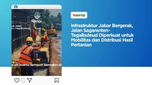 Infrastruktur Jabar Bergerak, Jalan Sagaranten-Tegalbuleud Diperkuat untuk Mobilitas dan Distribusi Hasil Pertanian
