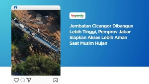 Jembatan Cicangor Dibangun Lebih Tinggi, Pemprov Jabar Siapkan Akses Lebih Aman Saat Musim Hujan