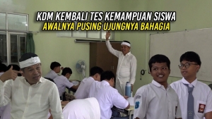 KDM KEMBALI TES KEMAMPUAN SISWA | AWALNYA PUSING UJUNGNYA BAHAGIA