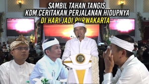 SAMBIL TAHAN TANGIS | KDM CERITAKAN PERJALANAN HIDUPNYA DI HARI JADI PURWAKARTA