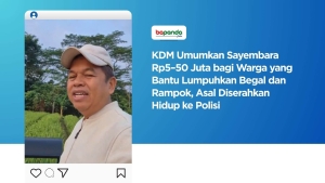 KDM Umumkan Sayembara Rp5–50 Juta bagi Warga yang Bantu Lumpuhkan Begal dan Rampok, Asal Diserahkan Hidup ke Polisi