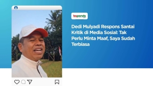 Dedi Mulyadi Respons Santai Kritik di Media Sosial: Tak Perlu Minta Maaf, Saya Sudah Terbiasa