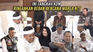 INI LANGKAH KDM RINGANKAN BEBAN BENCANA WARGA NTT