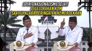 SPIRIT NASIONALISME SEJATI DIGELORAKAN KDM SAAT UPACARA PERINGATAN KEMERDEKAAN