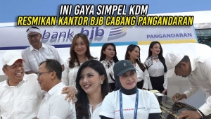 INI GAYA SIMPEL KDM | RESMIKAN KANTOR BJB CABANG PANGANDARAN