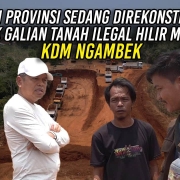 jalan provinsi sedang direkonstruksi