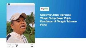 Gubernur Jabar Apresiasi Warga Tetap Bayar Pajak Kendaraan di Tengah Tekanan Fiskal