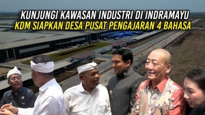KUNJUNGI KAWASAN INDUSTRI DI INDRAMAYU | KDM SIAPKAN DESA PUSAT PENGAJARAN 4 BAHASA