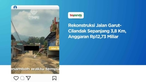 Rekonstruksi Jalan Garut-Cilandak Sepanjang 3,8 Km, Anggaran Rp12,73 Miliar