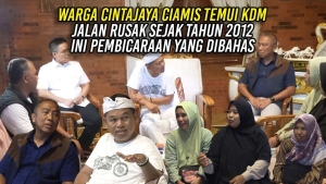 WARGA CINTAJAYA CIAMIS TEMUI KDM | JALAN RUSAK SEJAK TAHUN 2012 | INI PEMBICARAAN YANG DIBAHAS